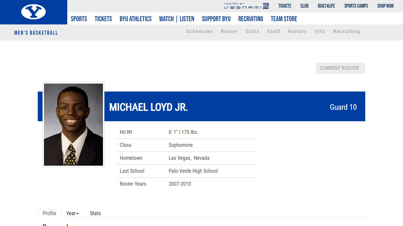 Michael Loyd Jr. - M Basketball | byucougars.com